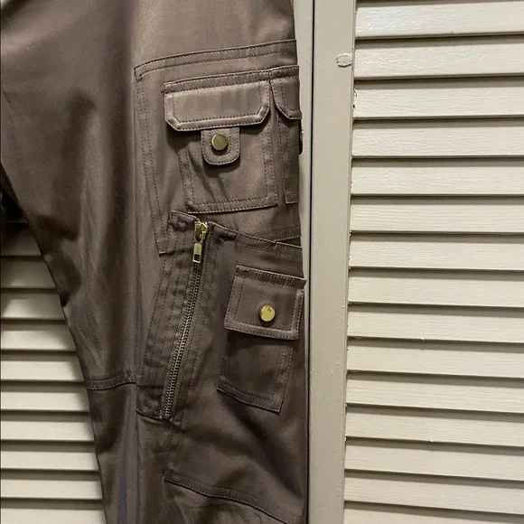 Brown Cargo Pants - Picture 2 of 5